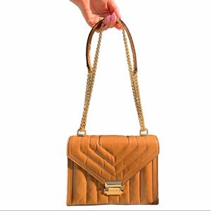 Michael Kors Whitney Quilted Convert. Shoulder Bag